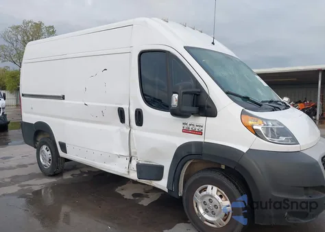 2021 Ram Promaster 1500 High Roof 136 Wb from USA, damaged, VIN 3C6LRVBG3ME513581